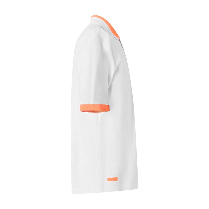 Polo Neon Blanc Homme 5