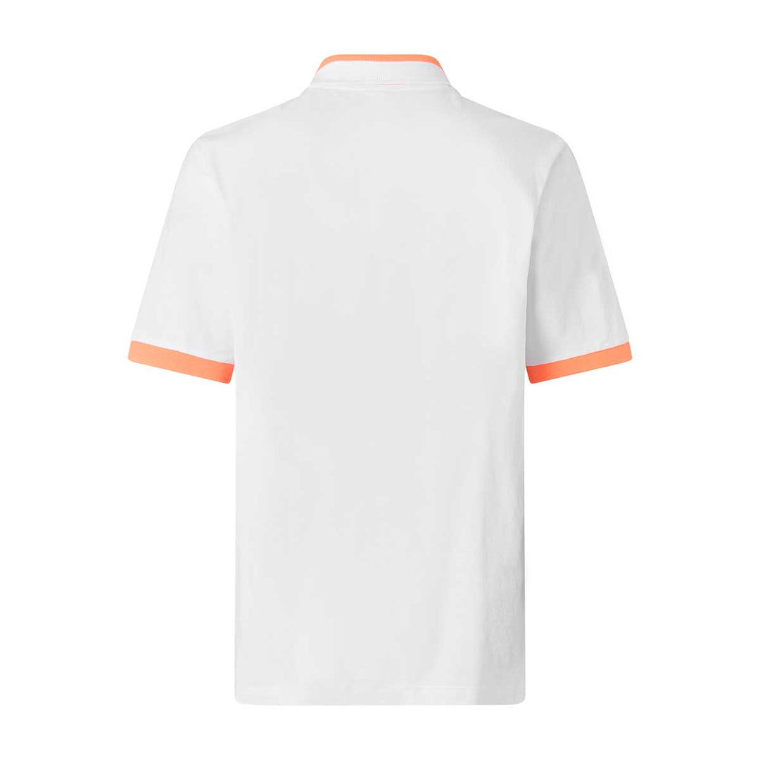 Polo Neon Blanc Homme main