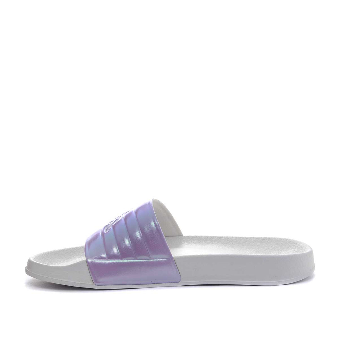 Claquettes Searl Blanc Unisexe main