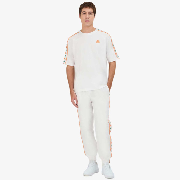 Pantalon 222 Banda Neldo Blanc Unisexe 3