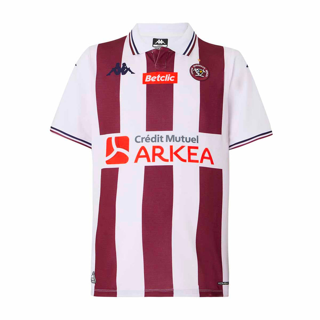 Maillot Kombat Pro Away UBB 25/26 Blanc Homme main