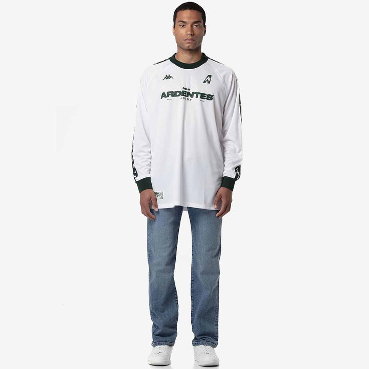 Maillot Lien Les Ardentes x Kappa Blanc Homme 6