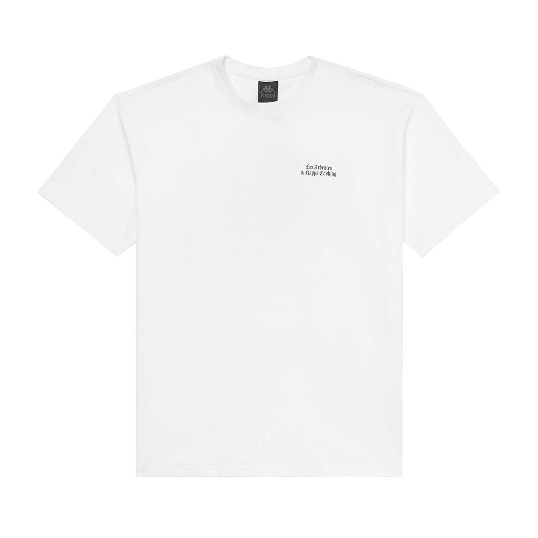 T-Shirt Rufio Les Ardentes X Kappa Blanc Unisexe main