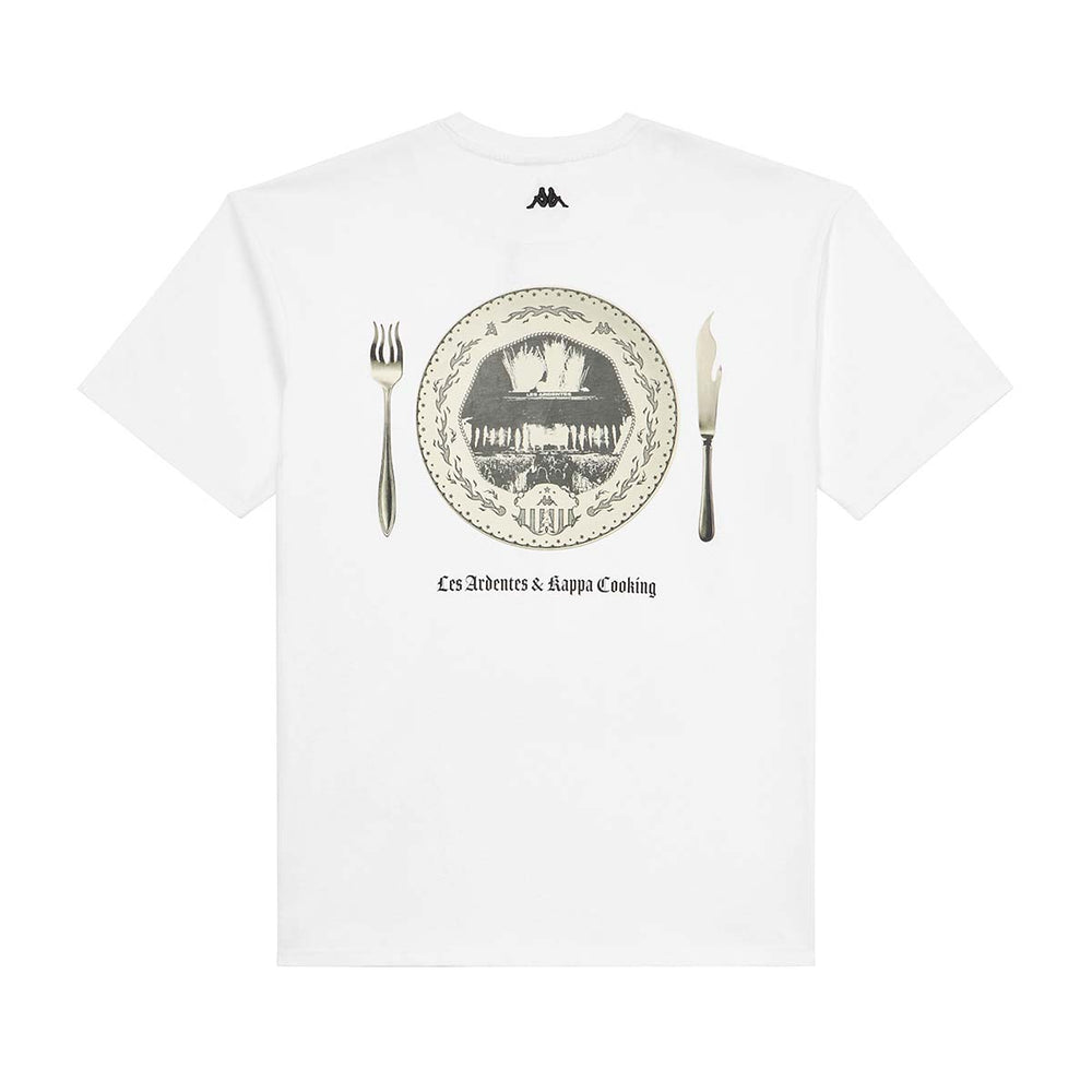 T-Shirt Rufio Les Ardentes X Kappa Blanc Unisexe 02