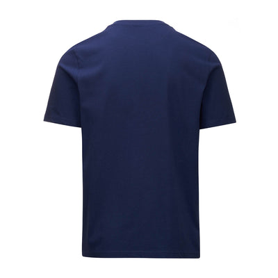 T-shirt Logo Fioro Bleu Homme