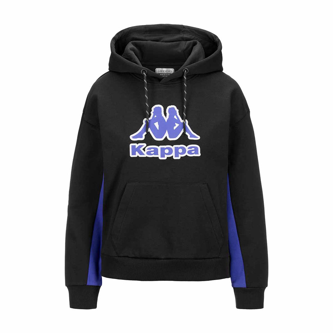 Hoodie Felad Gris Femme main
