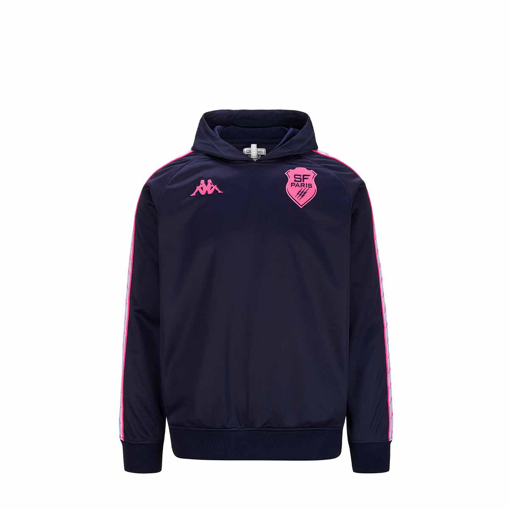 Hoodie 222 Banda Zeustivy Stade Francais Paris 24/25 Bleu Homme 02