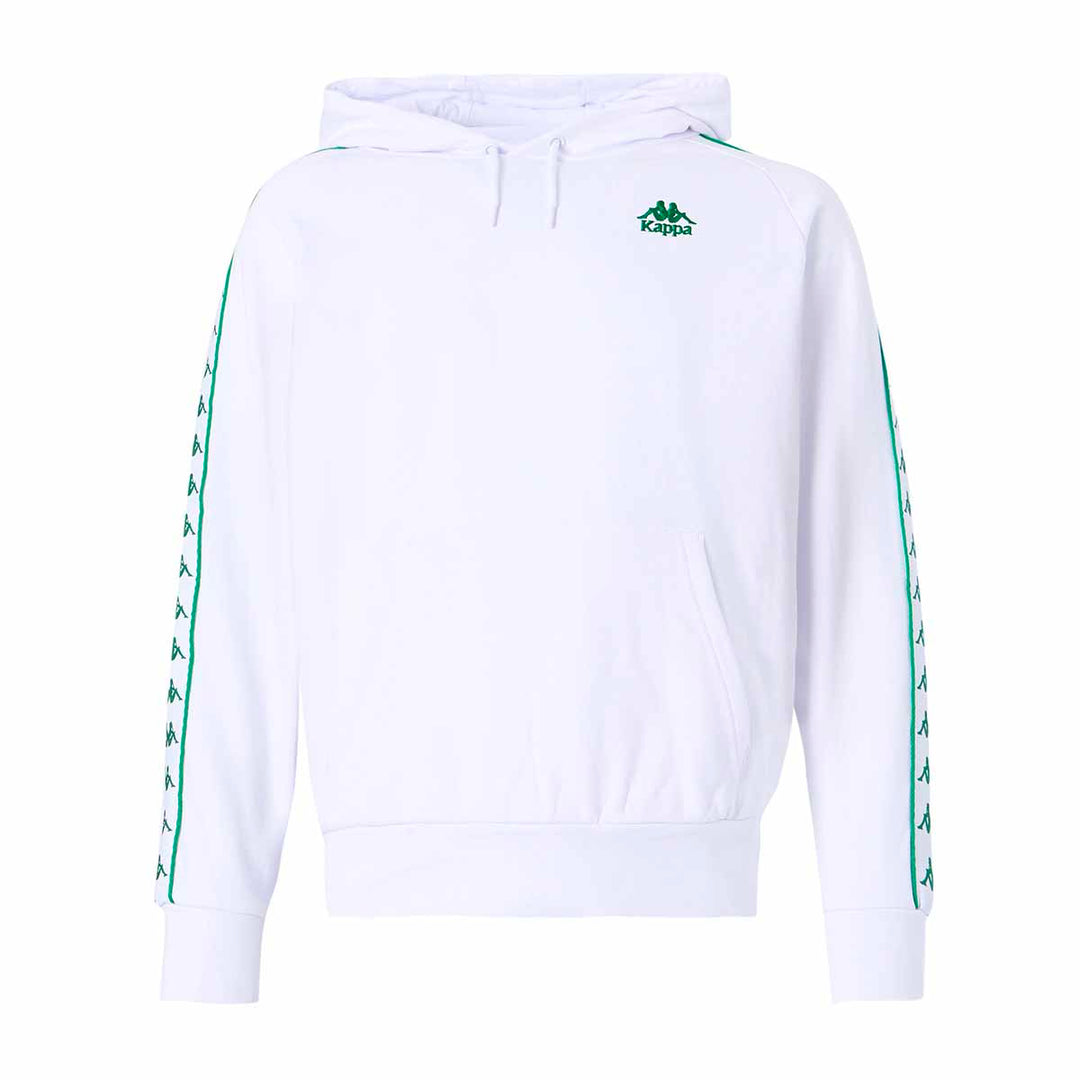 Hoodie 222 Banda Madison Blanc Homme main