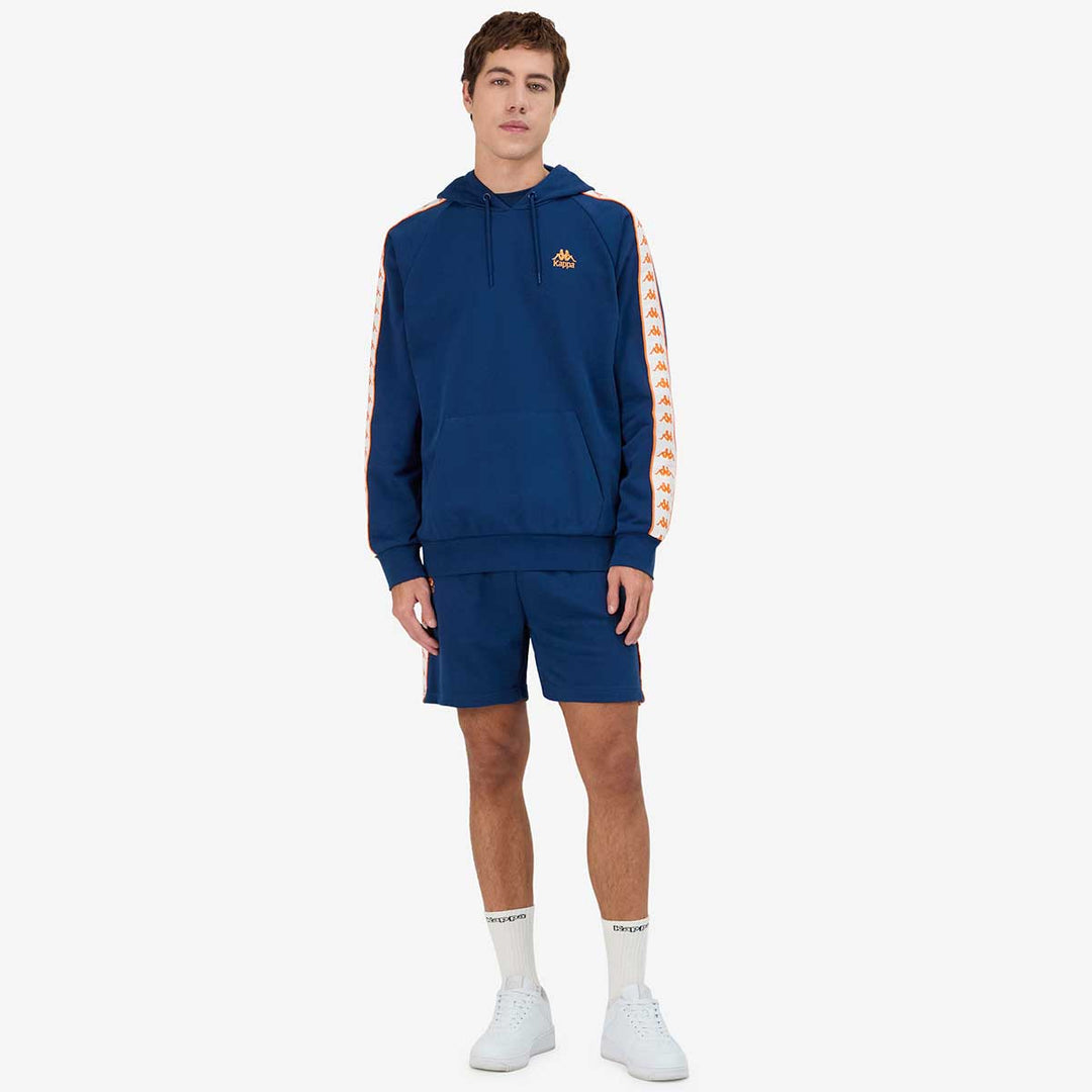 Hoodie 222 Banda Madison Blanc Homme main