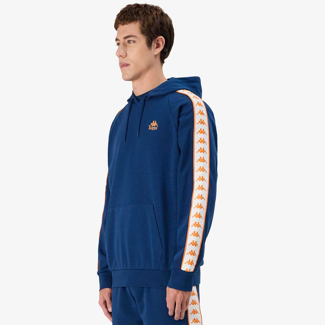 Hoodie 222 Banda Madison Blanc Homme main