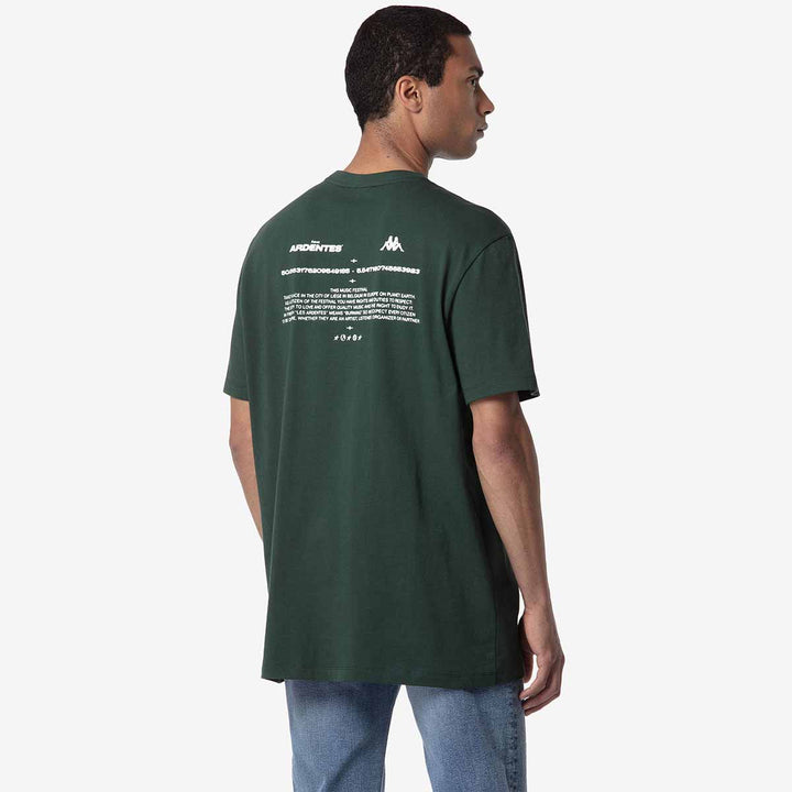 T-Shirt Leslie Les Ardentes x Kappa Vert Homme 5