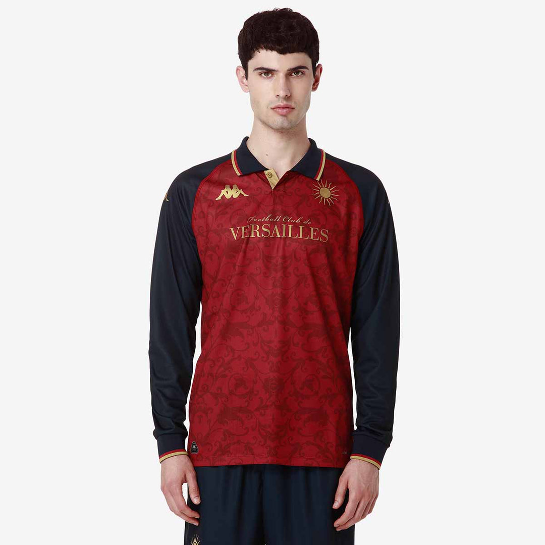 Maillot ML Kombat Third FC Versailles 24/25 Rouge Homme 00