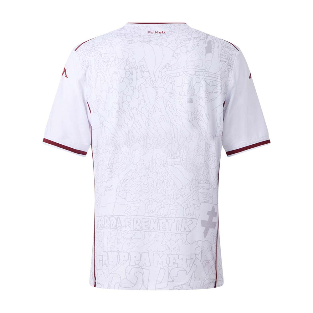 Maillot Kombat Pro Away FC Metz 25/26 Blanc Homme 02