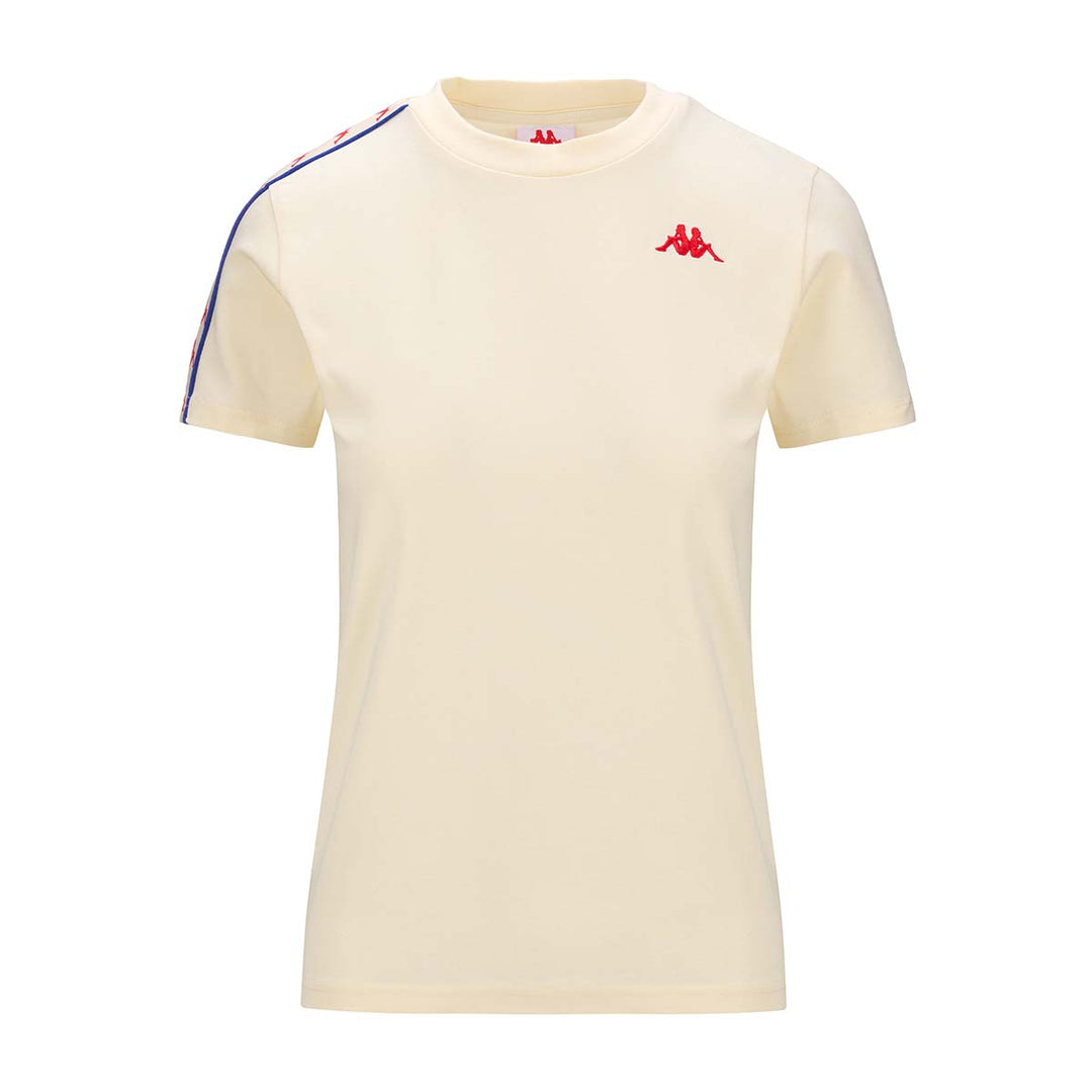 T-shirt 222 Banda Luise Blanc Femme main