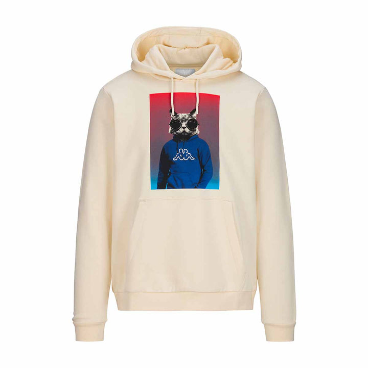 Hoodie Sweacat Blanc Homme 1