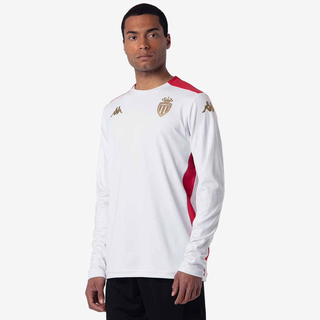 Sweatshirt Aldren Pro 8 AS Monaco 24/25 Blanc Homme 00