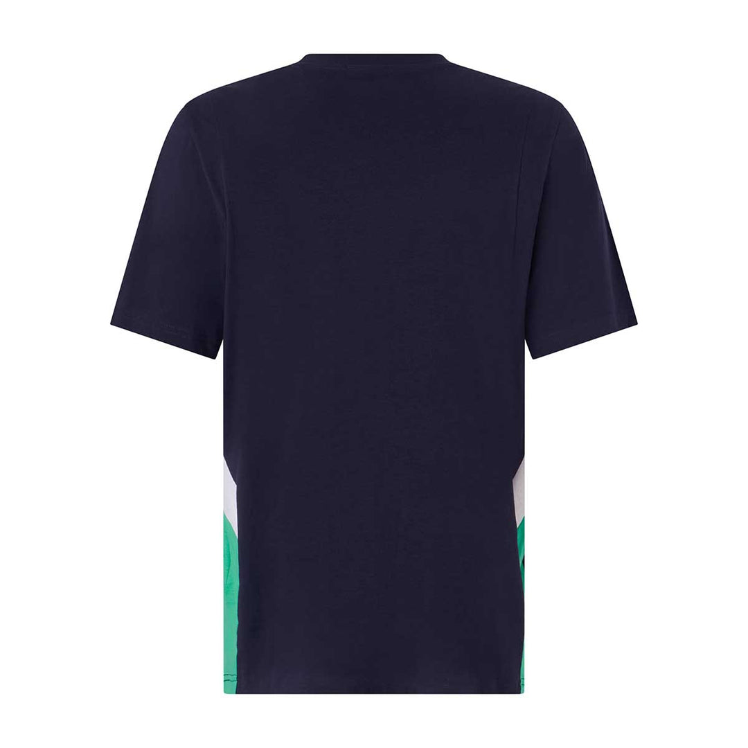 T-Shirt Grapo Bleu Homme main