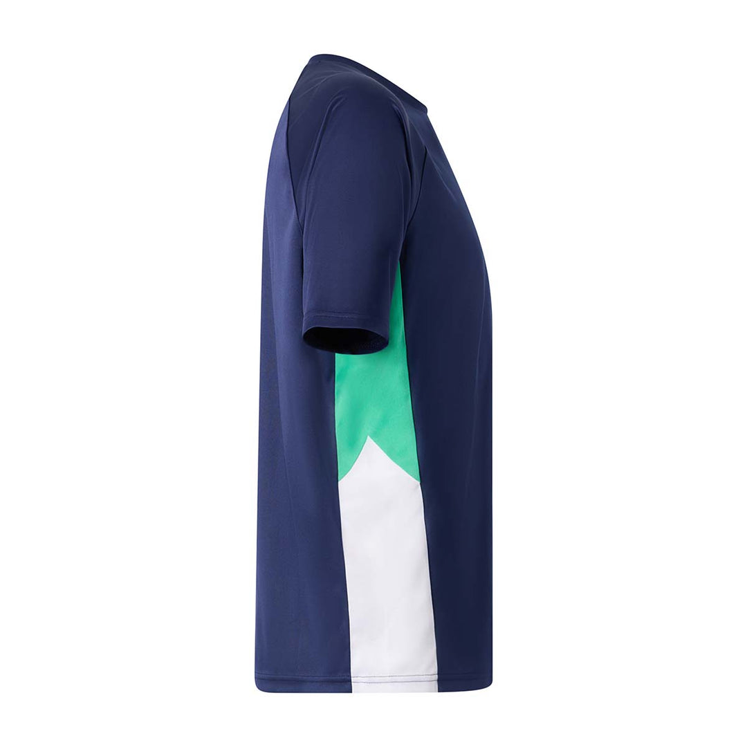 T-Shirt Guty Bleu Homme main