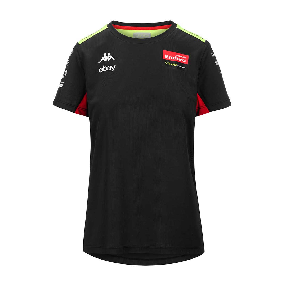 T-Shirt Amirywone VR46 2024 Noir Femme main