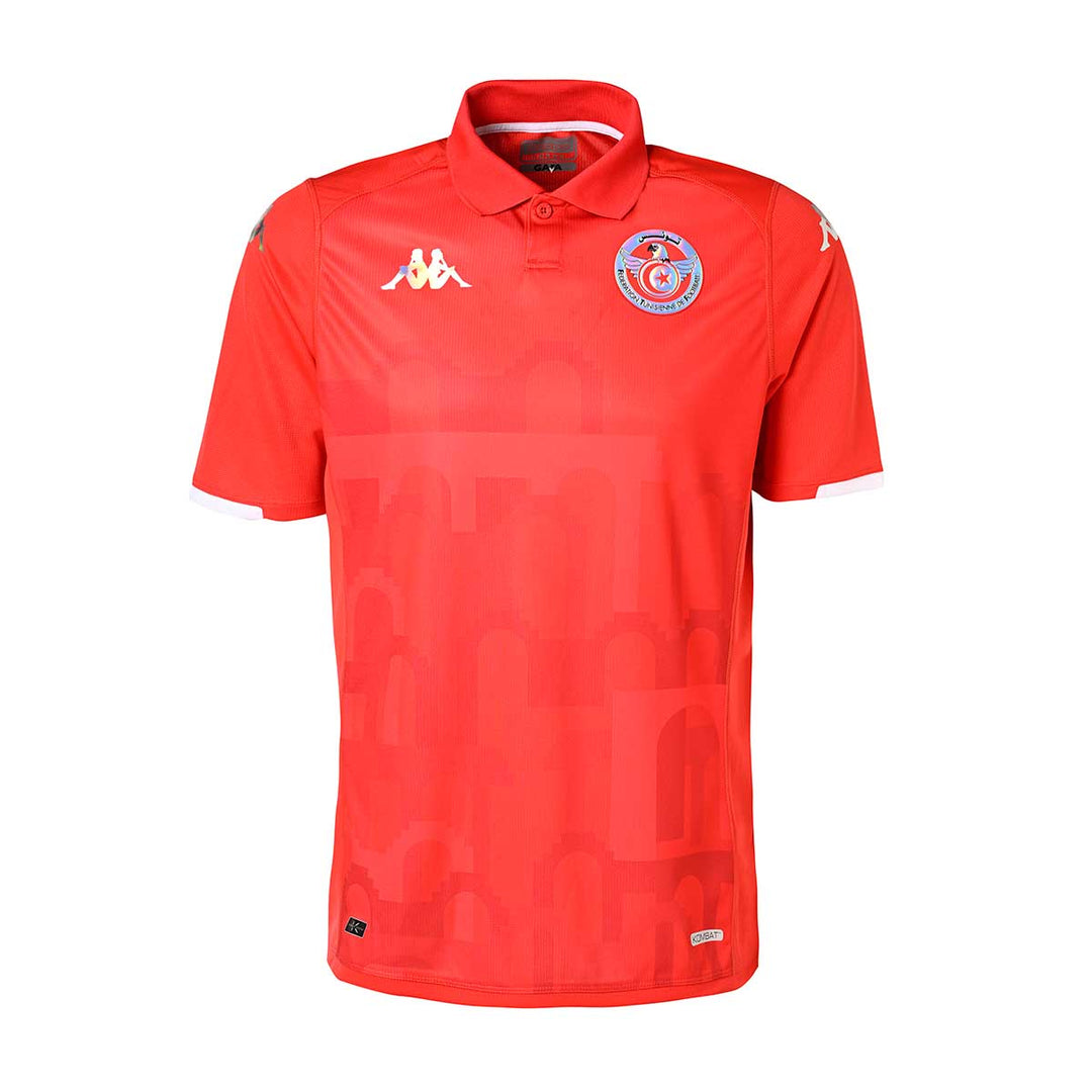 Maillot Replica Home Tunisie 23/24 Rouge Homme main
