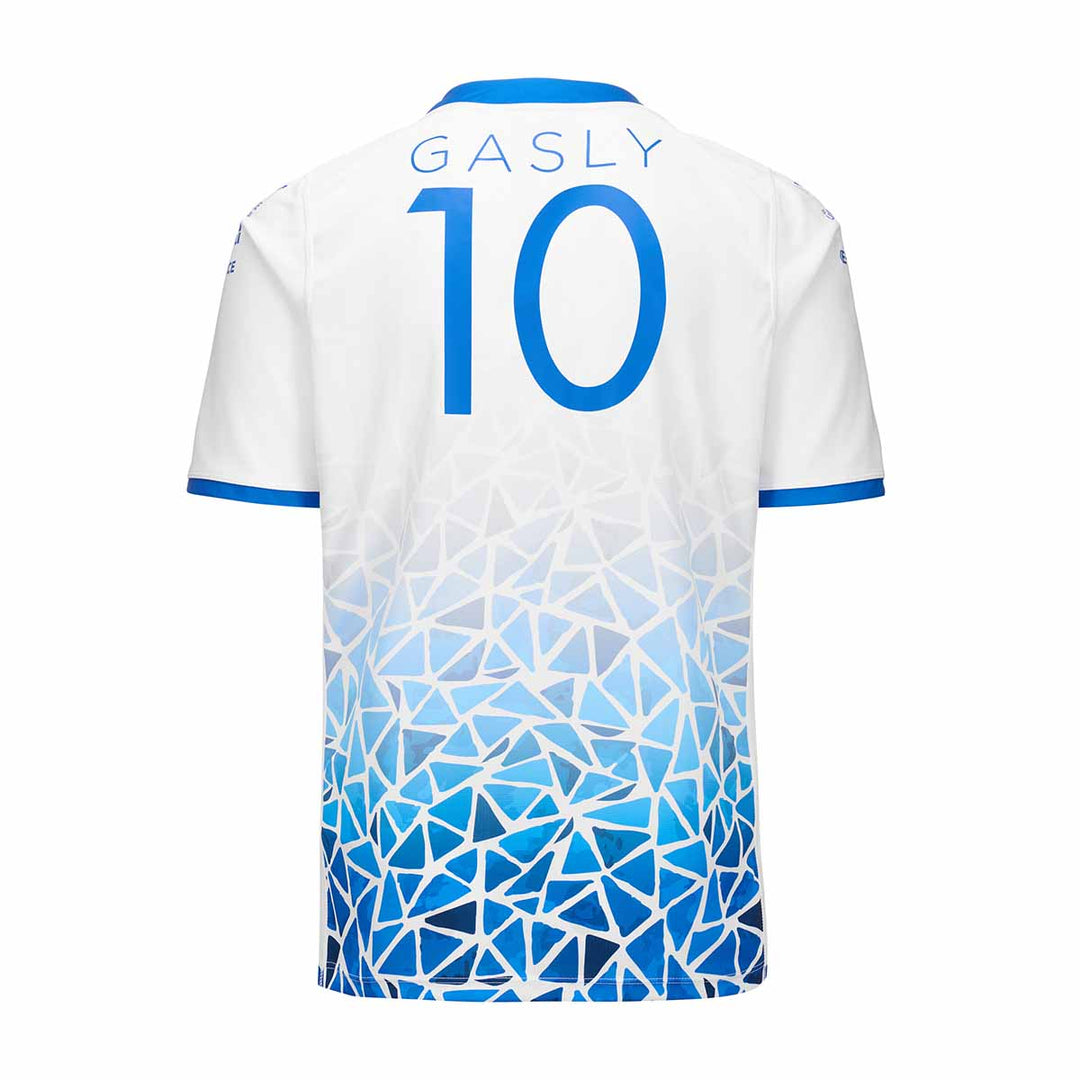 Maillot Kombat Barcelone Gasly BWT Alpine F1 Team 2024 Blanc Enfant 00