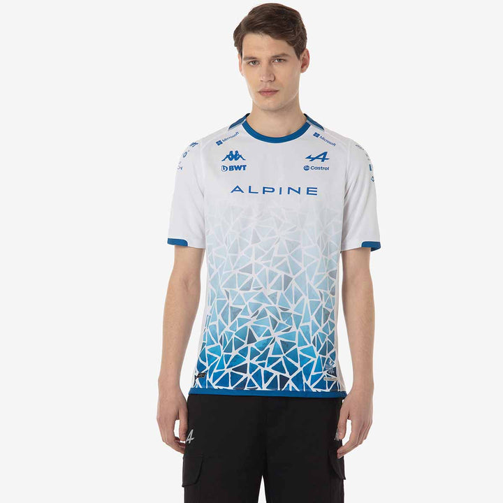 Maillot Kombat Barcelone Gasly BWT Alpine F1 Team 2024 Blanc Homme 6