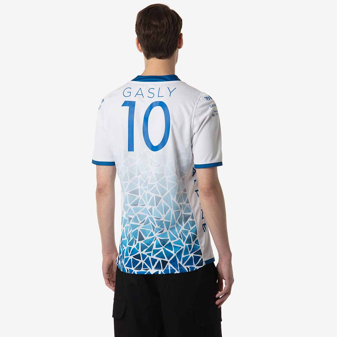 Maillot Kombat Barcelone Gasly BWT Alpine F1 Team 2024 Blanc Homme 00