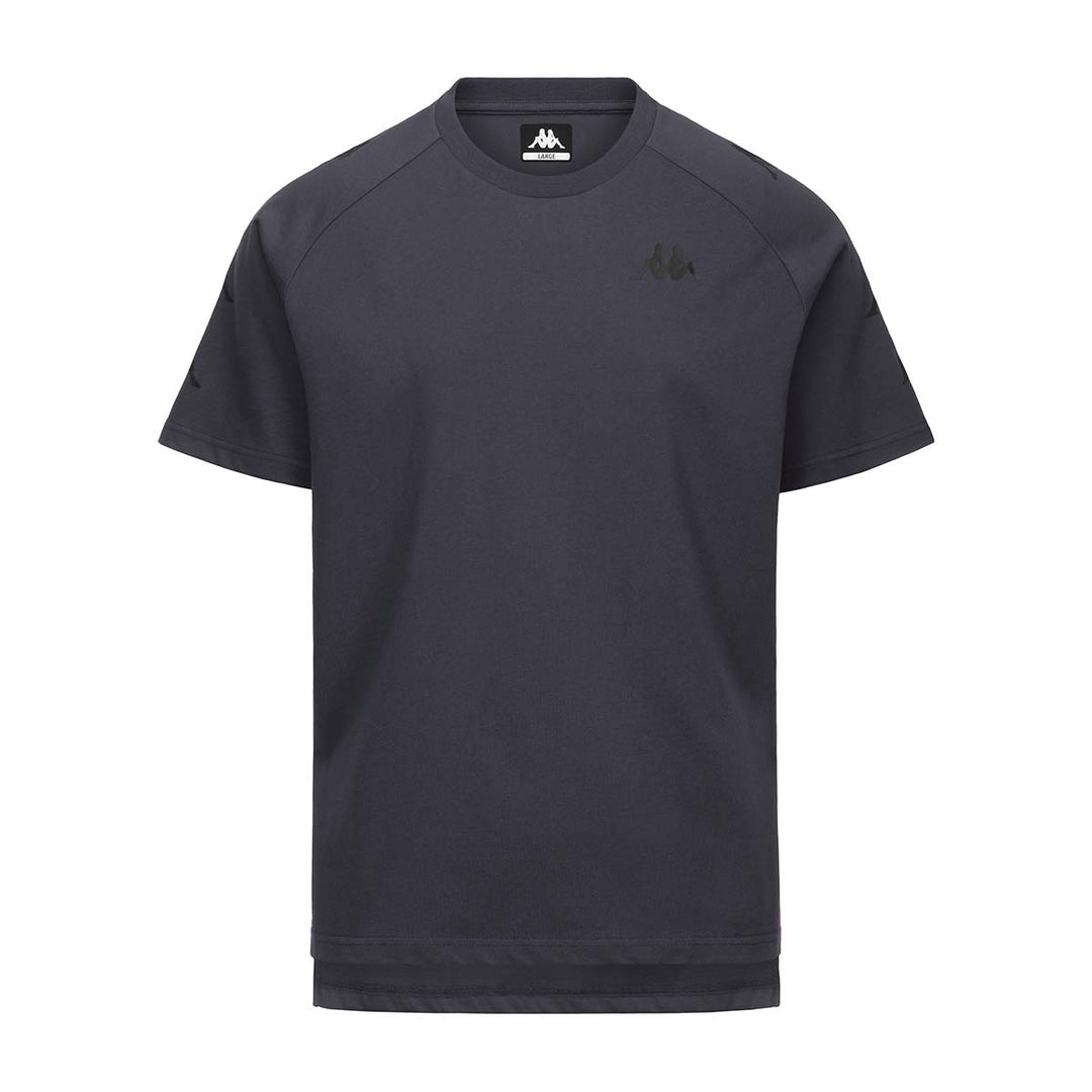 T-Shirt Gonni Gris Homme main