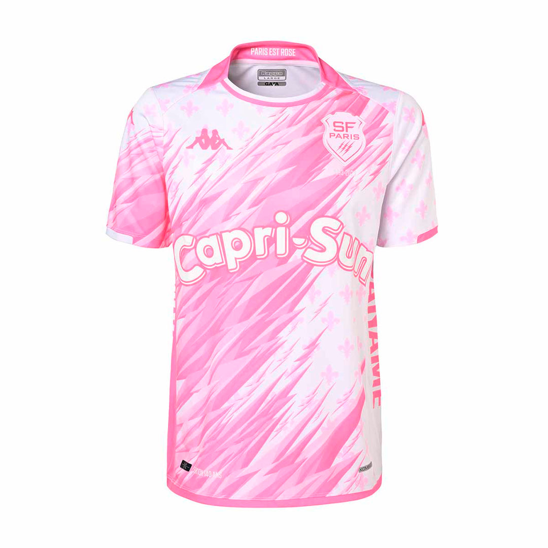 Maillot Kombat Third Stade Français Paris 23/24 Rose Enfant 00