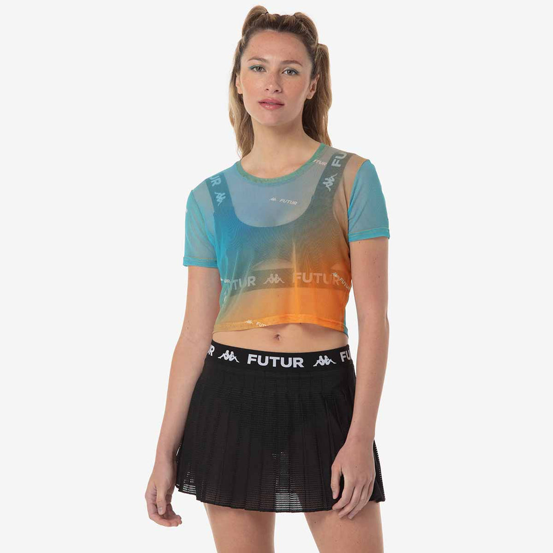 T-Shirt Doal Kappa Futur Festival Orange Femme 00