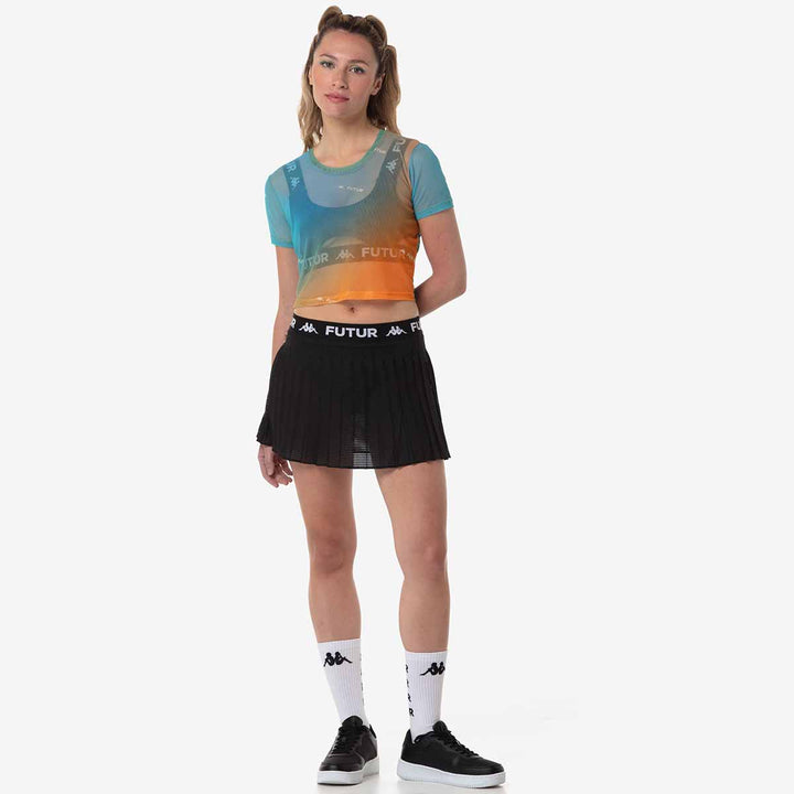 T-Shirt Doal Kappa Futur Festival Orange Femme 5