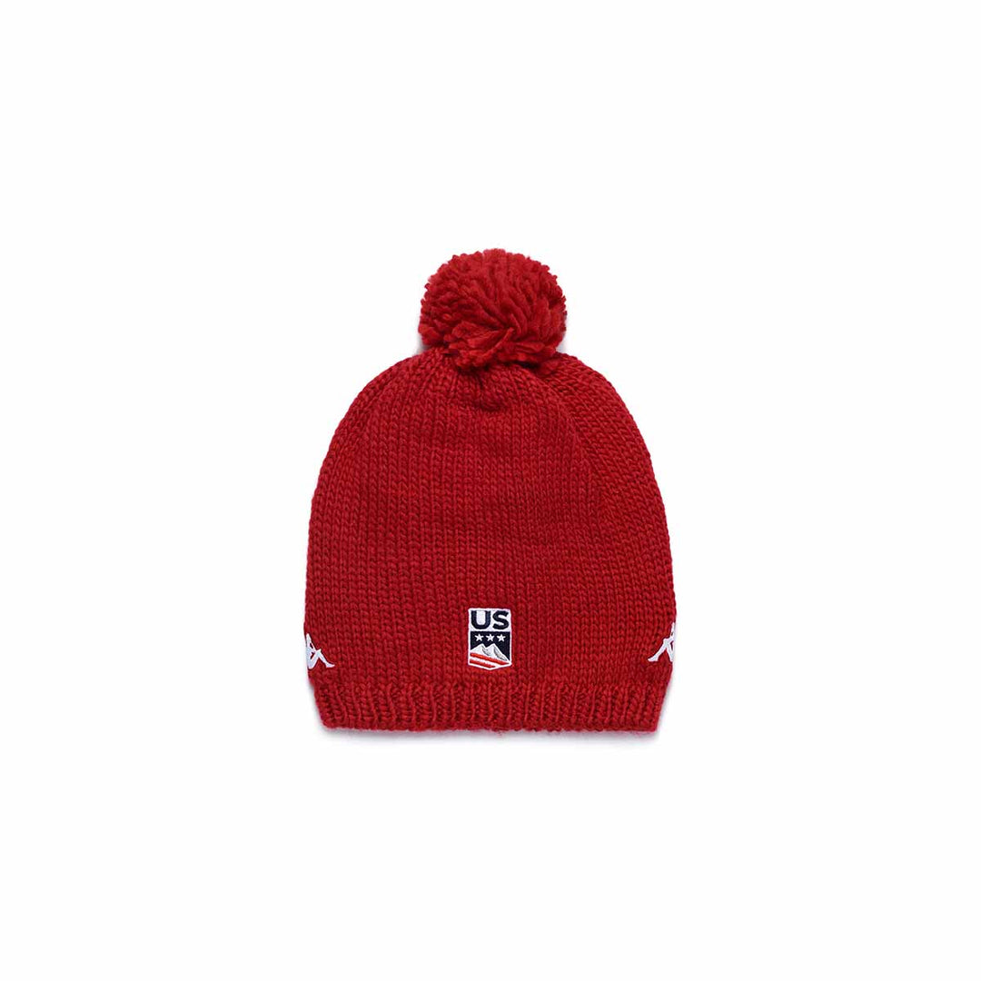 Bonnet 6Cento Flock3 US Ski Team Rouge main