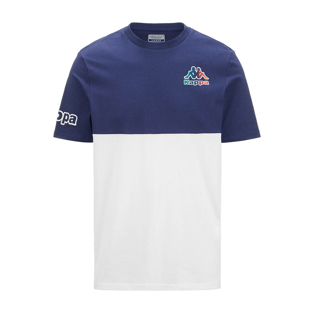 T-shirt Logo Feffo Blanc Homme main