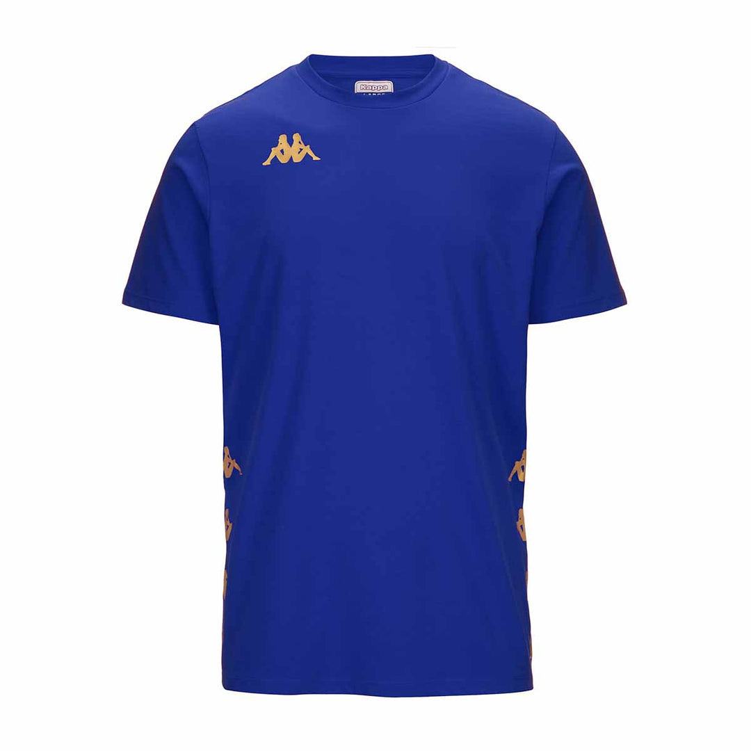 T-shirt Giovo Bleu Homme main
