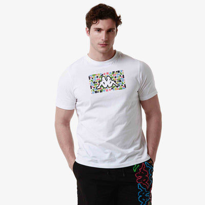 T-shirt Logo Frezami Blanc Homme