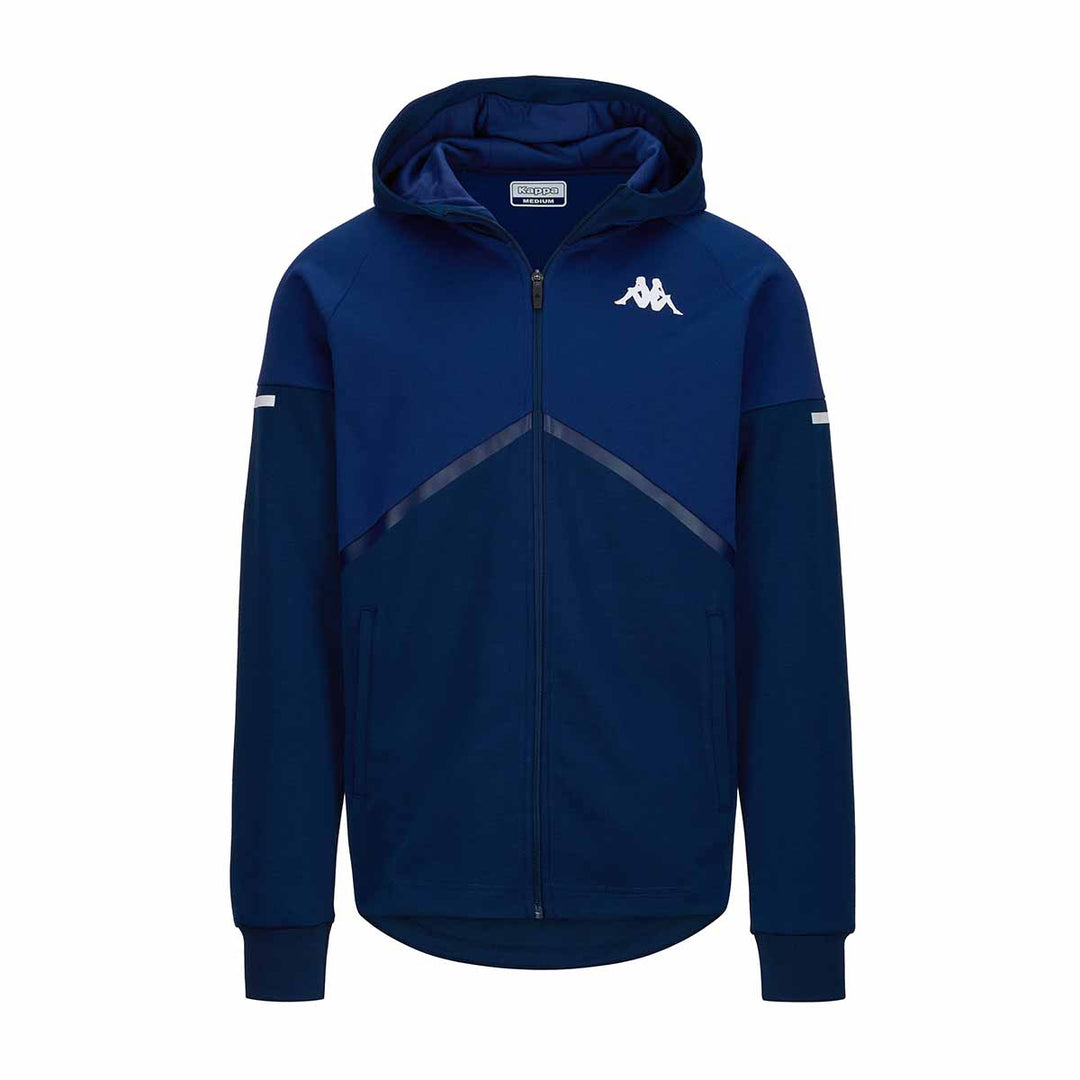 Hoodie Karufeo Bleu Homme main