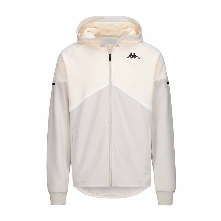 Hoodie Karufeo Blanc Homme 1