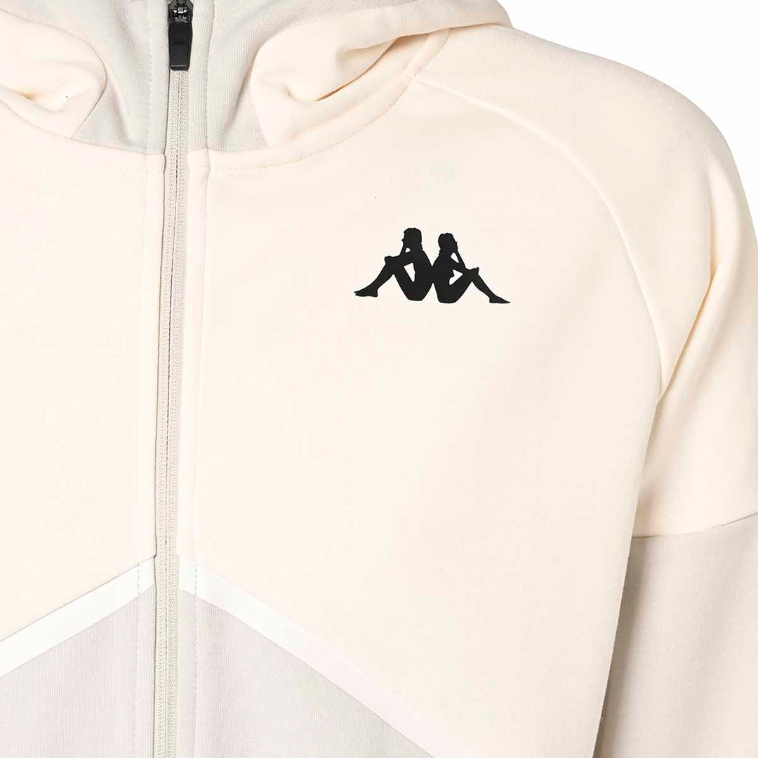 Hoodie Karufeo Blanc Homme main