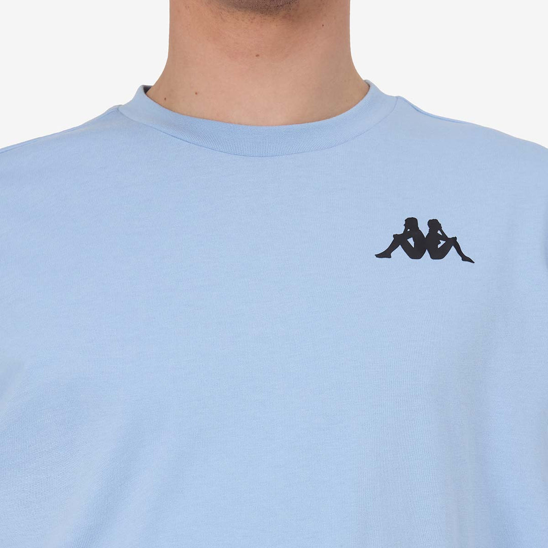 T-Shirt Gillido Bleu Homme main