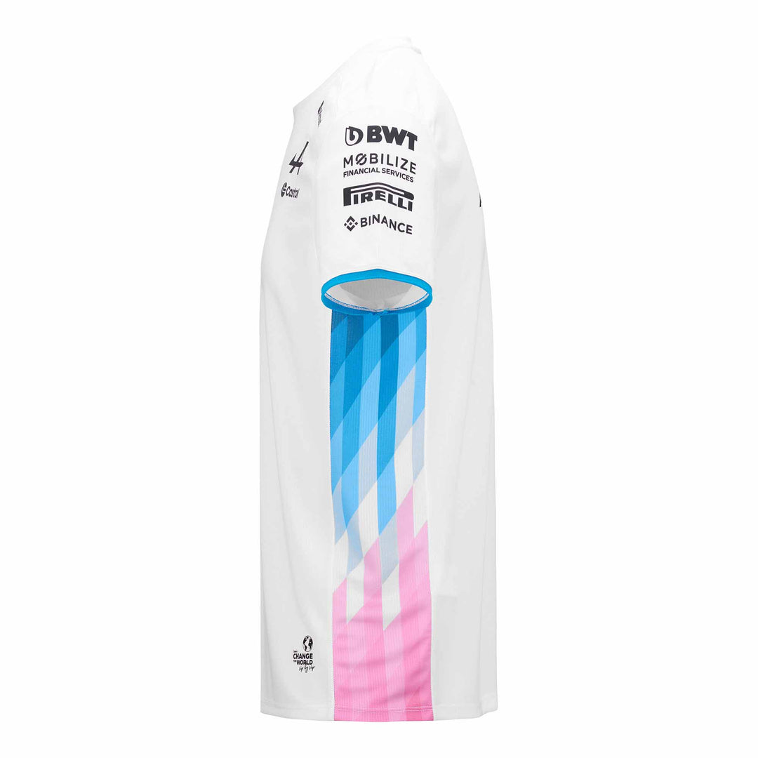 Maillot Adolim BWT Alpine F1 Team 2024 Blanc Homme main