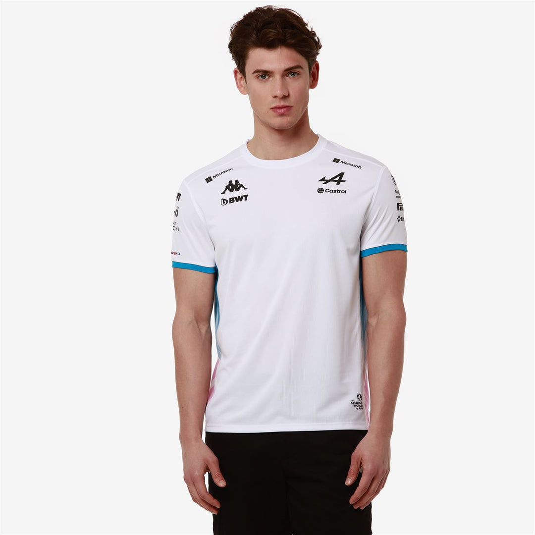 Maillot Adolim BWT Alpine F1 Team 2024 Blanc Homme 00