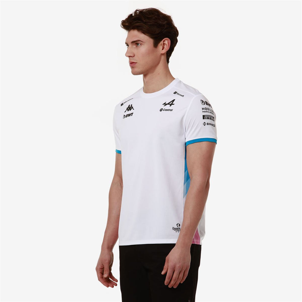 Maillot Adolim BWT Alpine F1 Team 2024 Blanc Homme 02