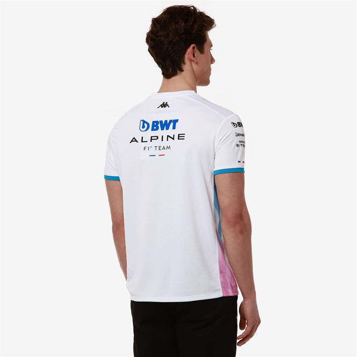 Maillot Adolim BWT Alpine F1 Team 2024 Blanc Homme 3
