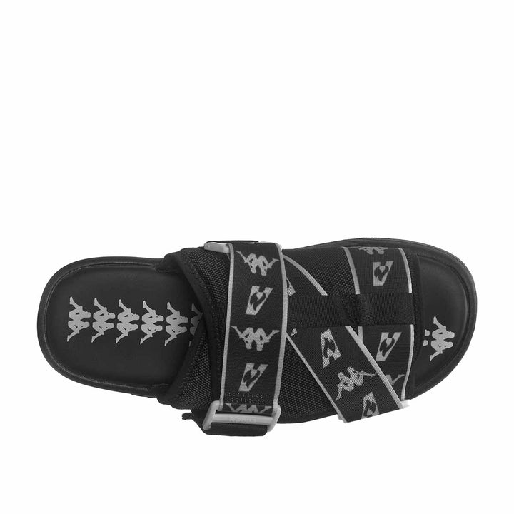 Claquettes Mitel Les Ardentes x Kappa Noir 4