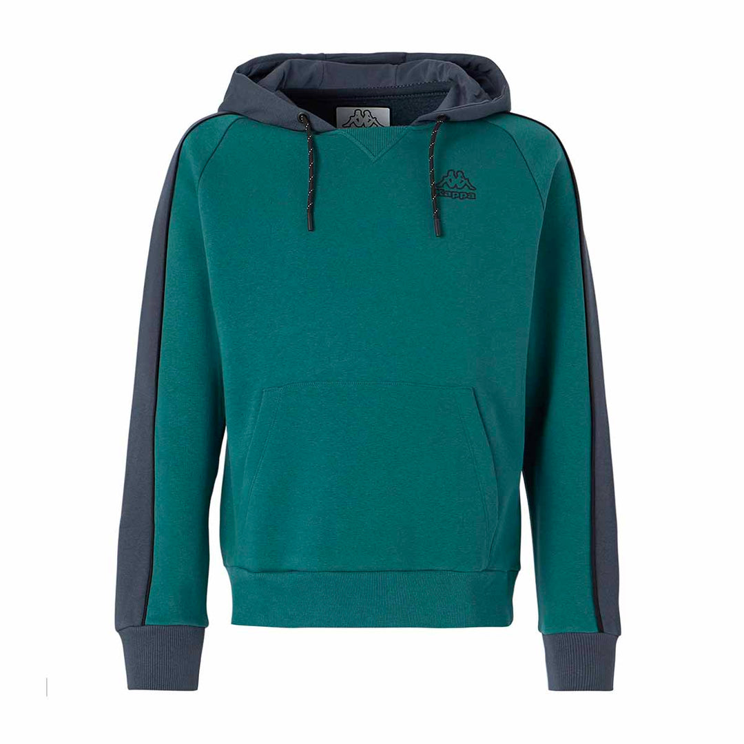 Hoodie Gippi Vert Homme main