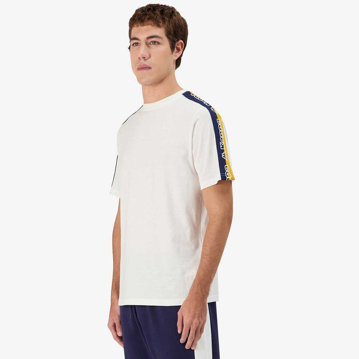 T-Shirt Tape Gramio Blanc Homme 1