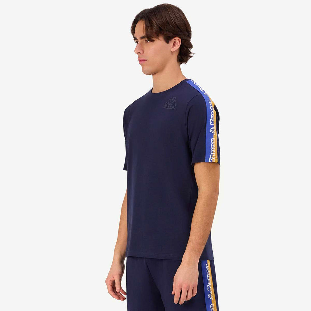 T-Shirt Tape Gramio Bleu Homme 02