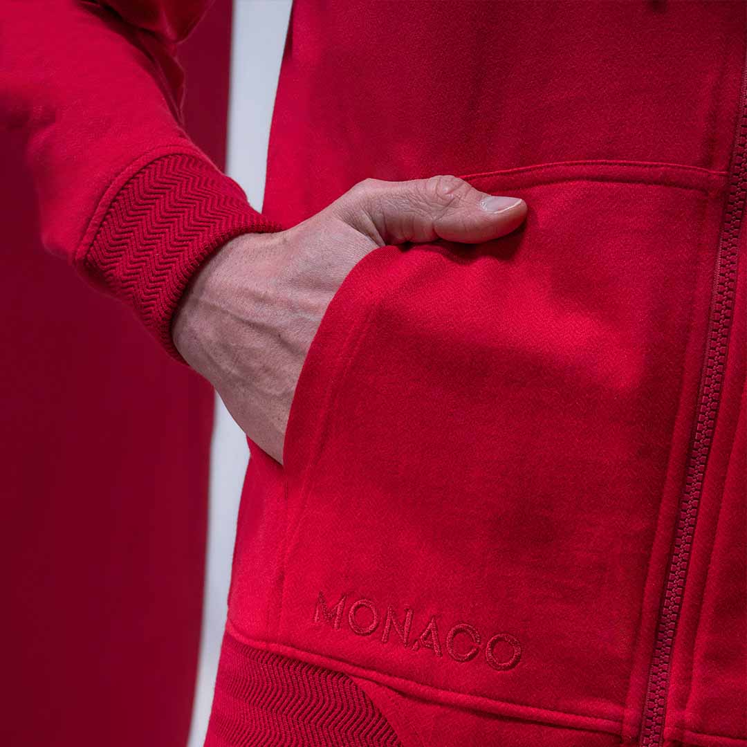 Veste Tanaros Robe di Kappa - AS Monaco 2024 Rouge Unisexe main