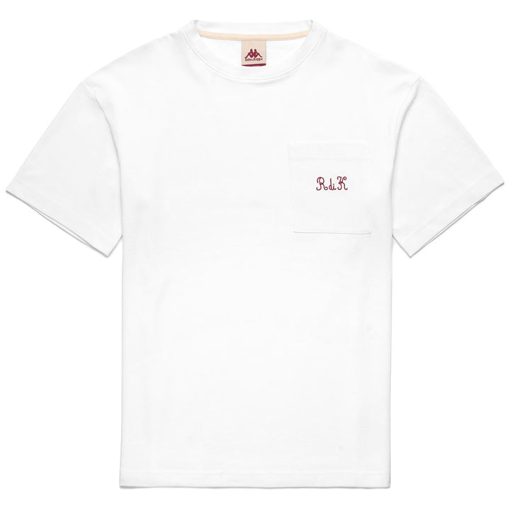 T-Shirt Mirfak Robe di Kappa Blanc Unisexe 1