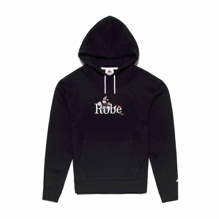 Hoodie Mitiaro Robe Di Kappa Noir Unisexe 1
